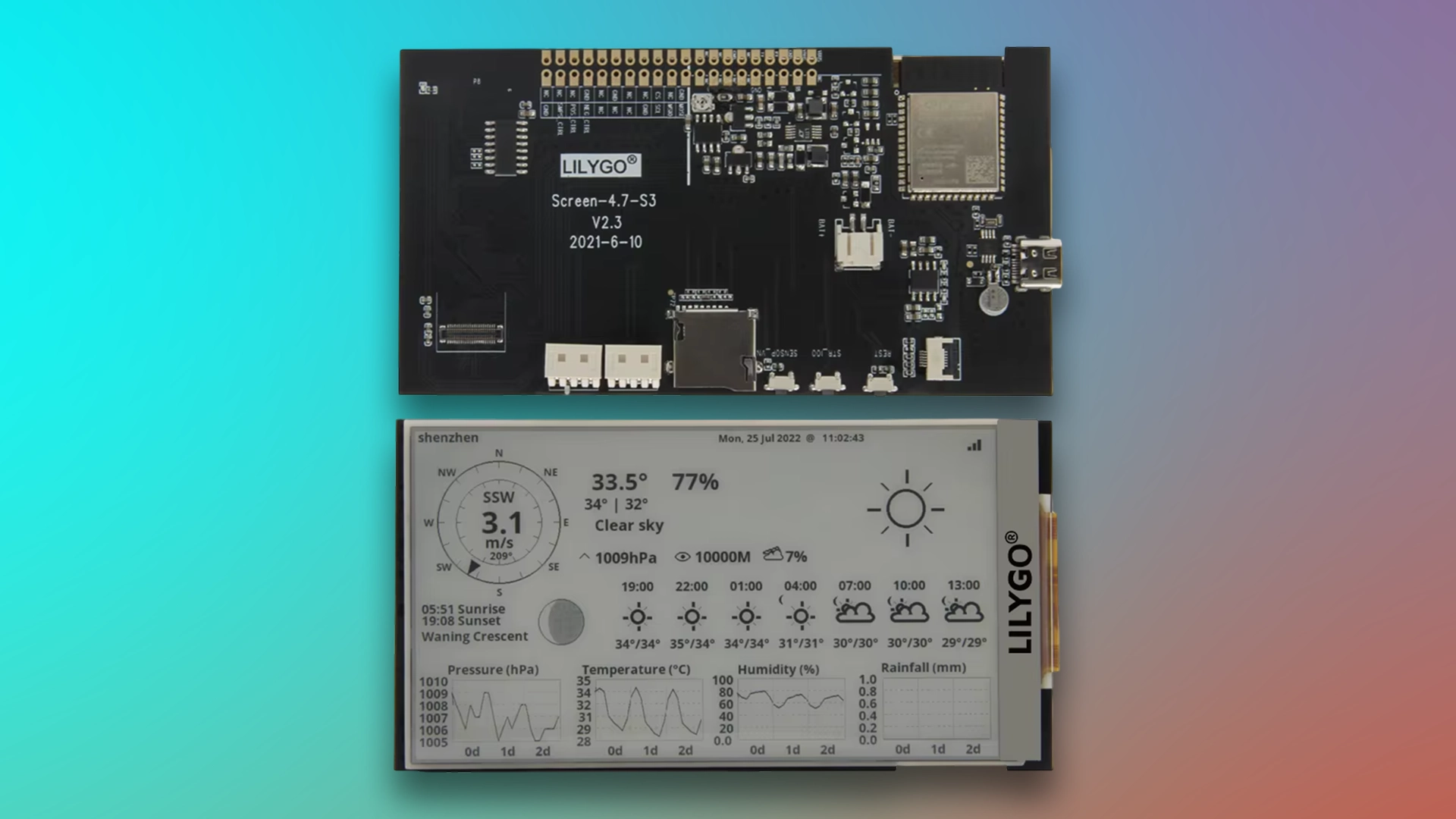 LILYGO T5 4.7 Inch E-paper V2.3 ESP32-S3