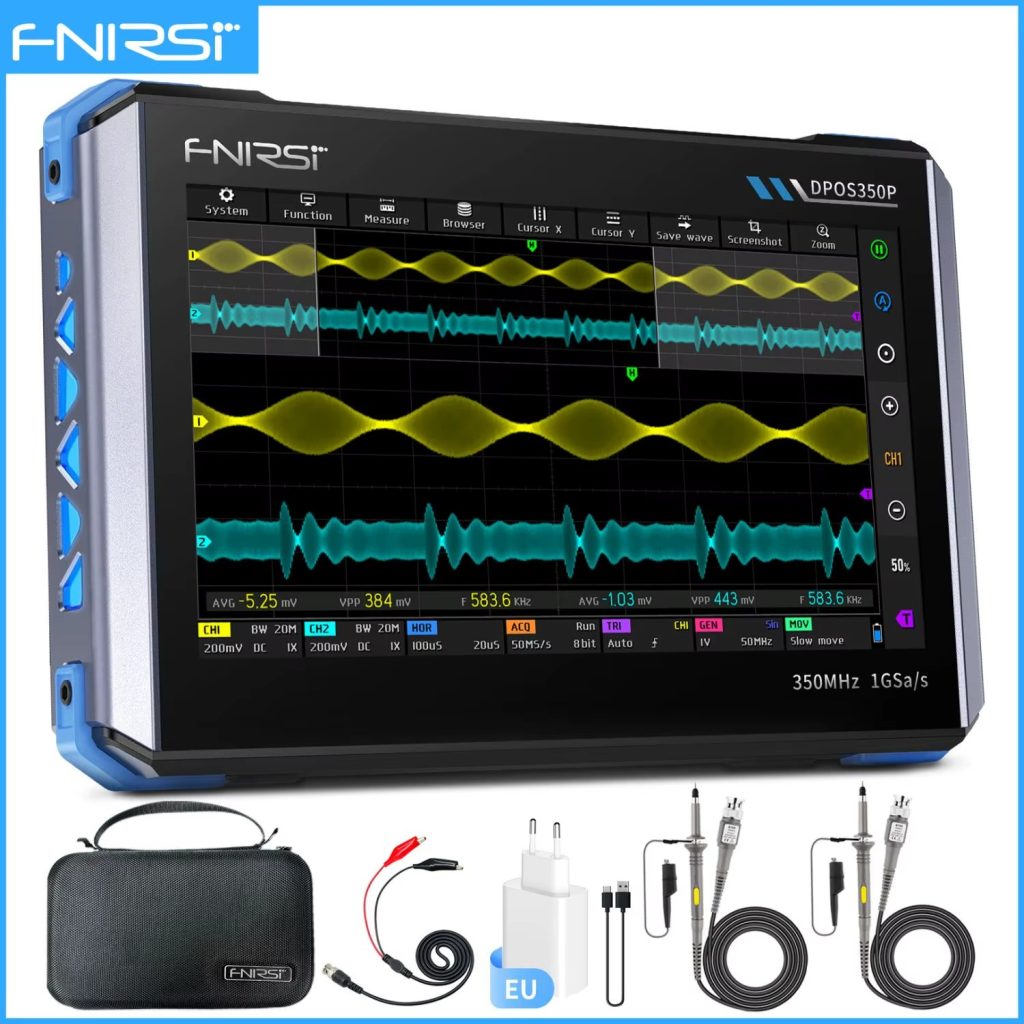 FULL TECHNICAL REVIEW FNIRSI DPOS350P 4-IN-1 Tool, Color Temperature Display, Touchscreen, Support 4 Languages 7 FNIRSI DPOS350P 4-IN-1