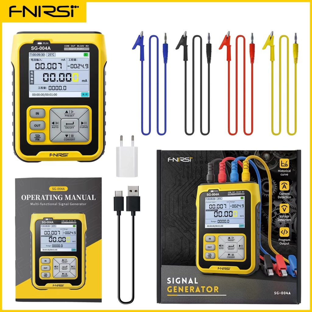 FULL TECHNICAL REVIEW FNIRSI SG-004A 4-20mA Multifunctional Gerador de sinal PT100 Thermocouple Resistance Pressure Transmitter Process Calibrator 7 | andibond.com