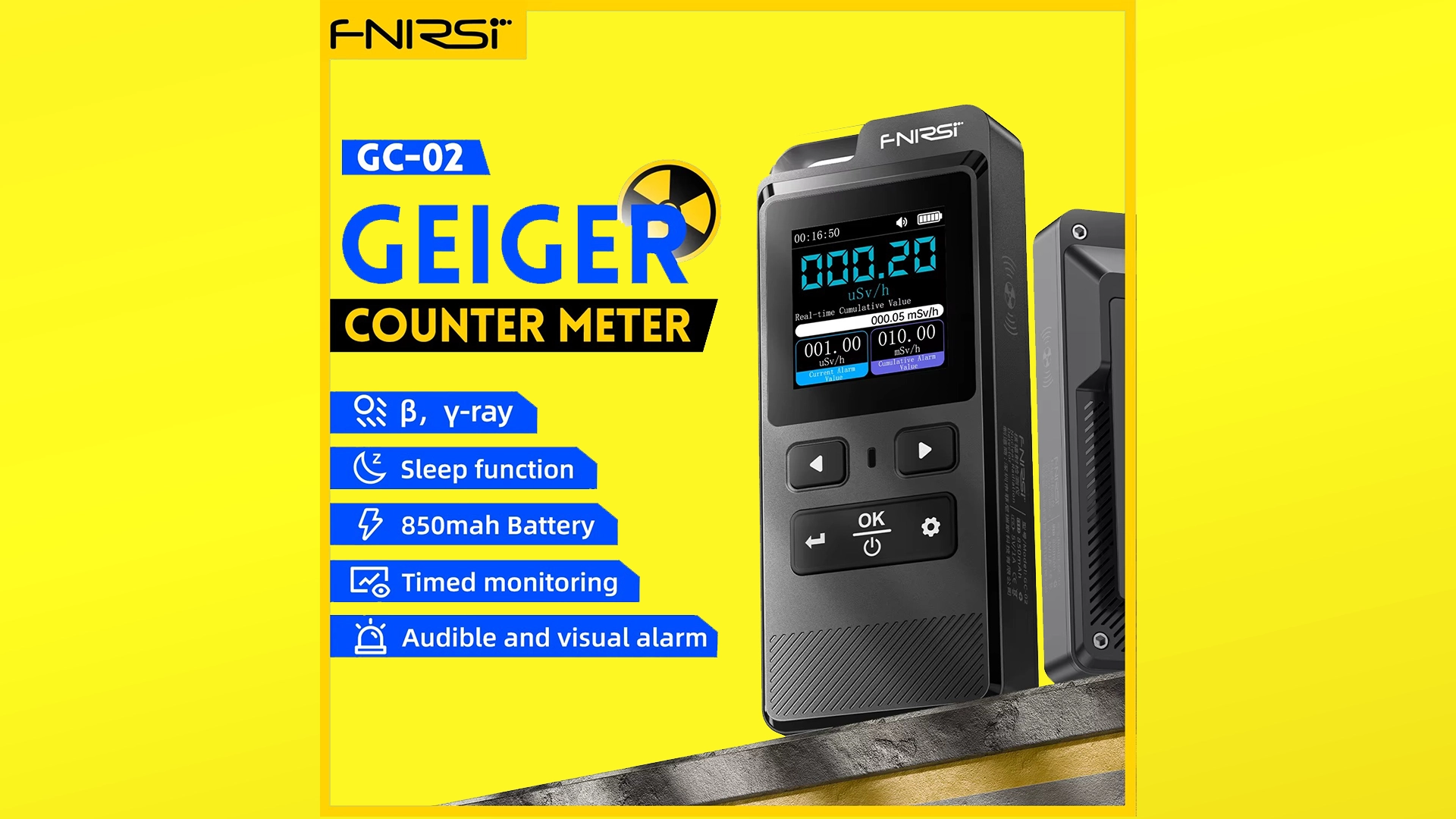 FNIRSI GC-02 Geiger Counter