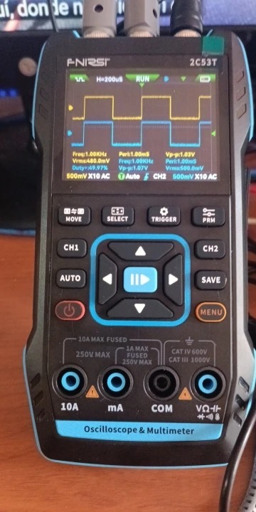 FULL TECHNICAL REVIEW FNIRSI 2C23T 2C53T Upgrade 50MHz Handheld Digital Oscilloscope Multimeter Signal Generator 3 in 1 Dual Channel Automotive Tools 30 Reviews FNIRSI 2C23T 2C53T