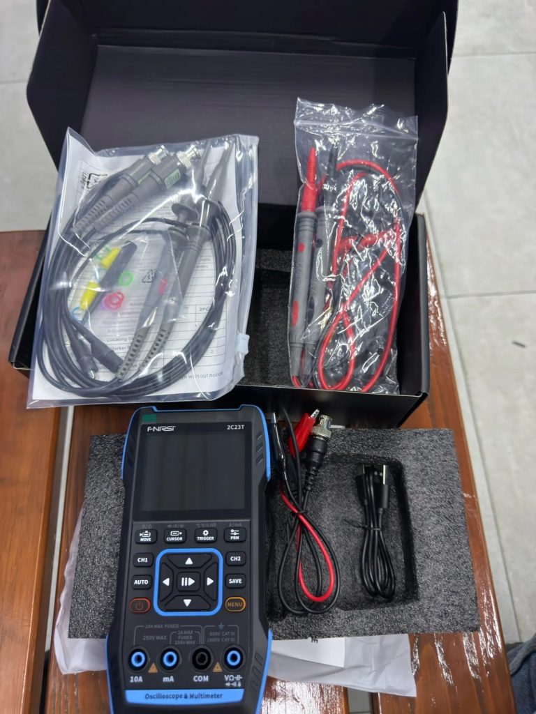 FULL TECHNICAL REVIEW FNIRSI 2C23T 2C53T Upgrade 50MHz Handheld Digital Oscilloscope Multimeter Signal Generator 3 in 1 Dual Channel Automotive Tools 45 Reviews FNIRSI 2C23T 2C53T