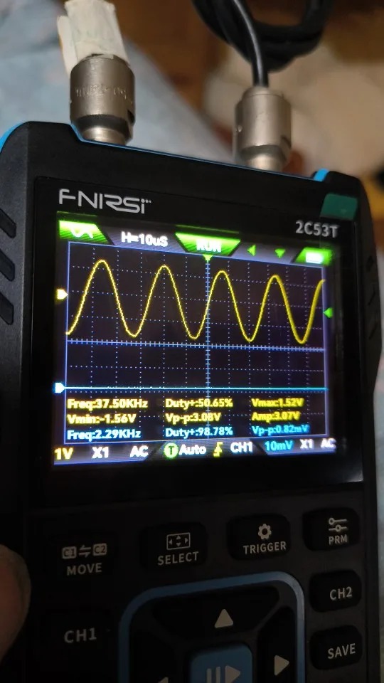 FULL TECHNICAL REVIEW FNIRSI 2C23T 2C53T Upgrade 50MHz Handheld Digital Oscilloscope Multimeter Signal Generator 3 in 1 Dual Channel Automotive Tools 57 Reviews FNIRSI 2C23T 2C53T
