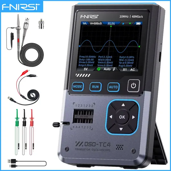 FULL TECHNICAL REVIEW FNIRSI Digital Oscilloscope DSO-TC4 DSO-TC3 3-in-1 Handheld Digital Oscilloscope Transistor Tester Signal Source Portable Electronic Tester Tools 4 https://www.andibond.com/fnirsi-digital-oscilloscope-dso-tc4-dso-tc3/