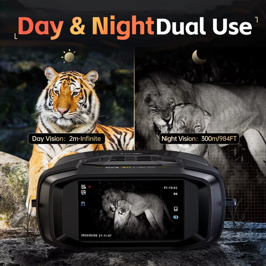 FULL TECHNICAL REVIEW FNIRSI NVS-40 6X Digital Zoom 4K HD Night Vision Device 9 | andibond.com