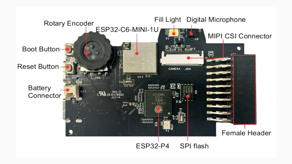 ESP32-P4X-EYE Pinout