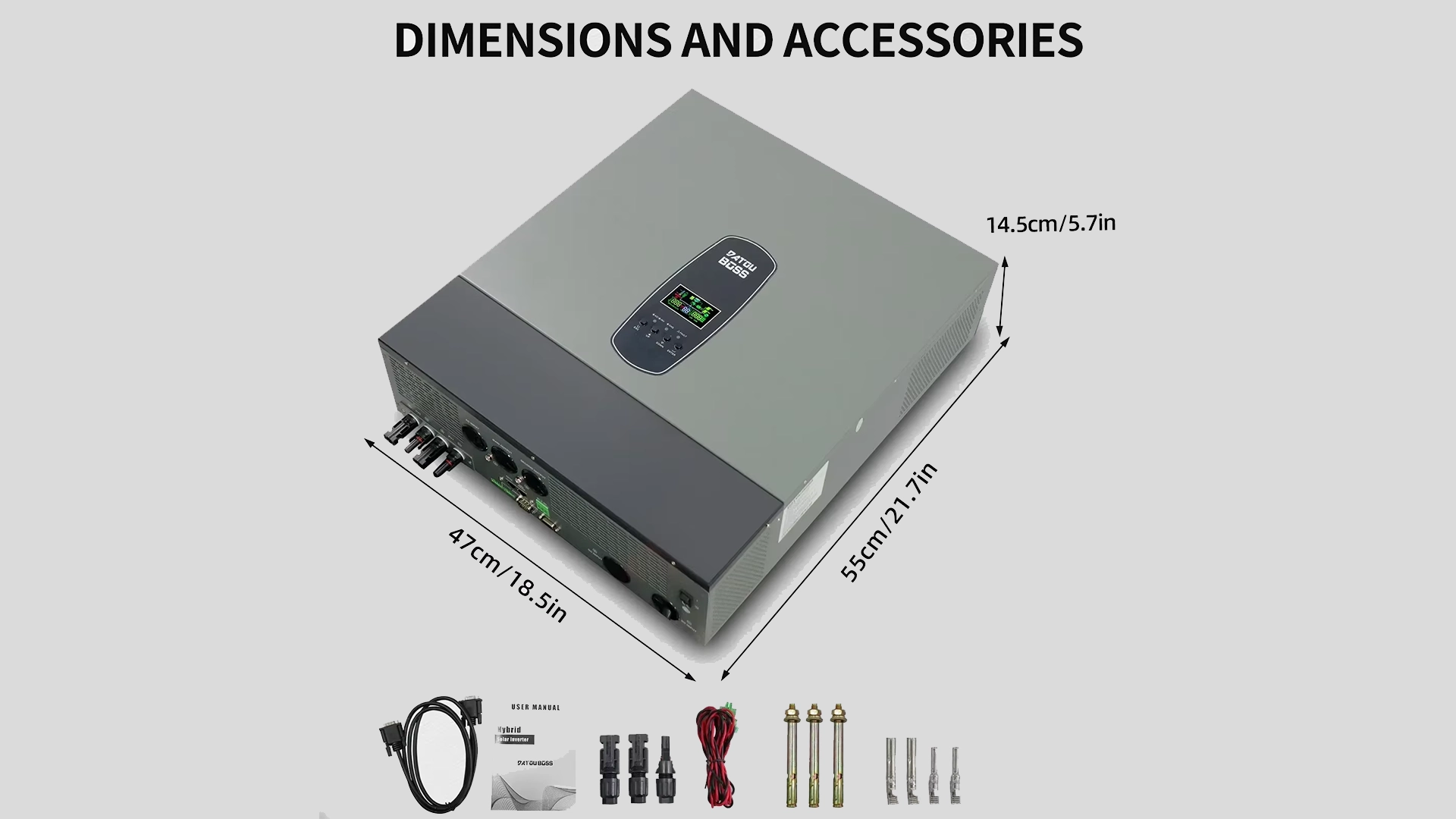DATOU BOSS 11kw Hybrid Inverter MPPT