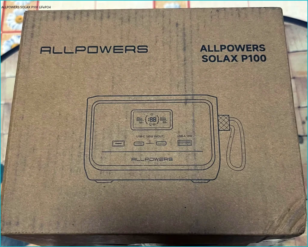 ALLPOWERS SOLAX P100 LiFePO4