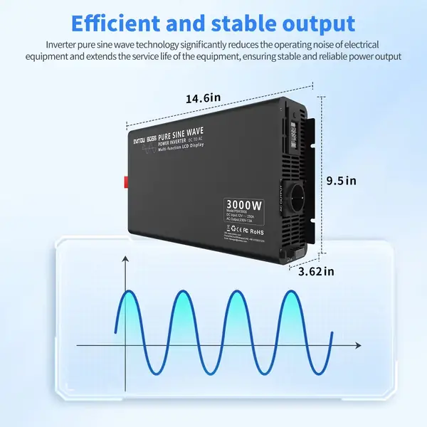 DATOUBOSS 3000W 3500W Pure Sine Wave Inverter