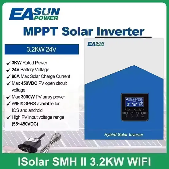FULL TECHNICAL REVIEW Easun 3.2KW 6.2KW solar inverter 24VDC 48vDC 30 Easun 3.2KW 6.2KW solar inverter 24VDC 48vDC
