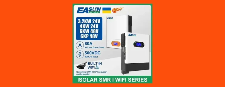 Easun 3.2KW 6.2KW solar inverter 24VDC 48vDC