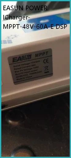 EASUN POWER ICharger-MPPT-48V-60A-E DSP
