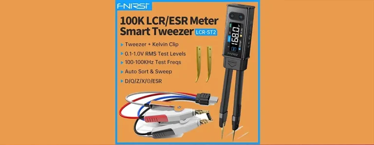 FULL TECHNICAL REVIEW FNIRSI LCR-ST2 2-in-1 Digital Tweezer Bridge 2 FNIRSI LCR-ST2 2-in-1 Digital Tweezer Bridge