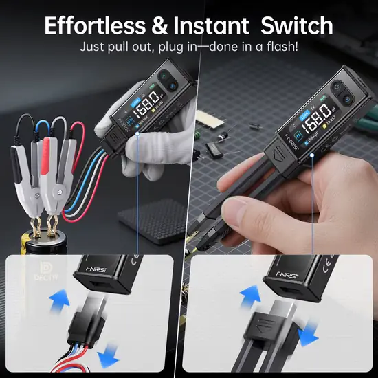 FULL TECHNICAL REVIEW FNIRSI FNIRSI LCR-ST2 Mini Smart Tweezer 1 FNIRSI LCR-ST2 Mini Smart Tweezer