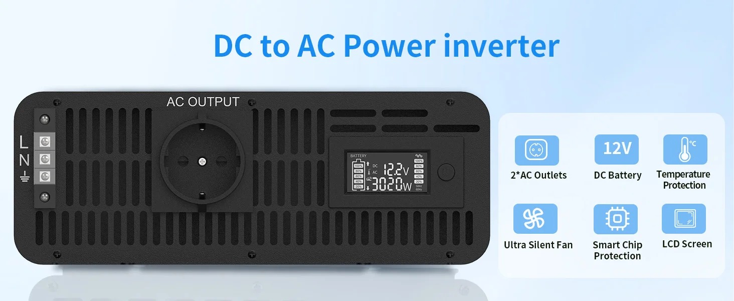 Full technical review DATOUBOSS TY-PSW-E2000 11 DATOUBOSS 3000W 3500W Pure Sine Wave Inverter