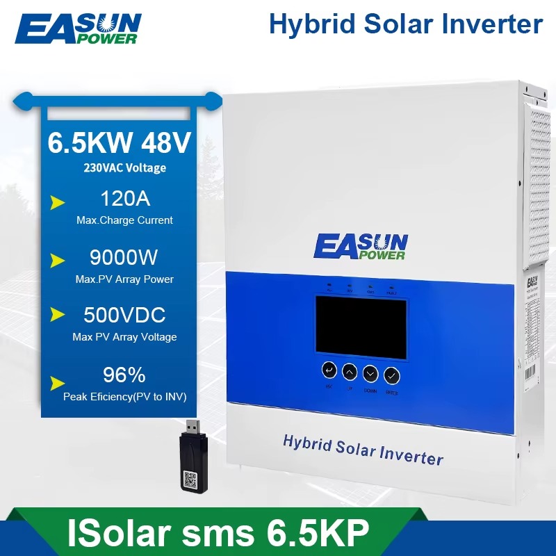 EASUN POWER Hybrid Solar Inverter 6.5KW