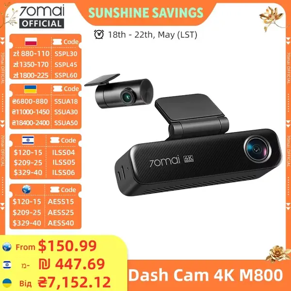70mai M800 NT98529-E