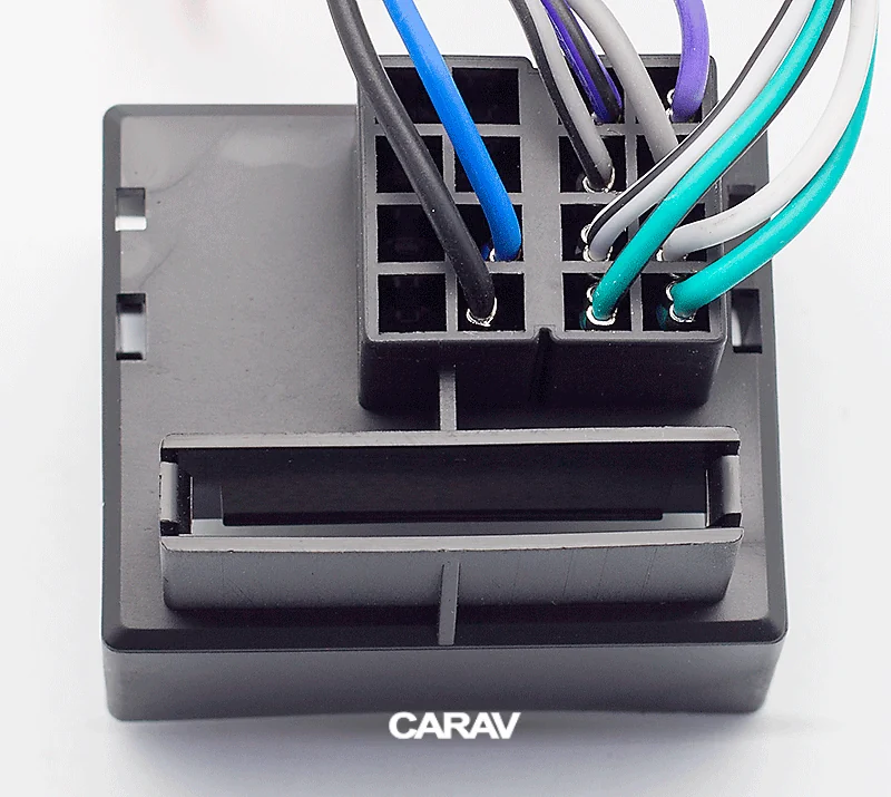 Carav 12-025 ISO Adapter Pinout for AUDI SEAT SKODA VOLKSWAGEN