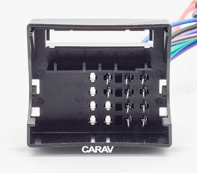 Carav 12-025 ISO Adapter Pinout for AUDI SEAT SKODA VOLKSWAGEN