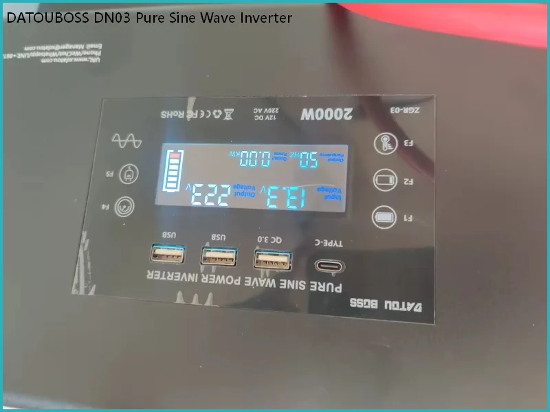 DATOUBOSS DN03 Pure Sine Wave Inverter