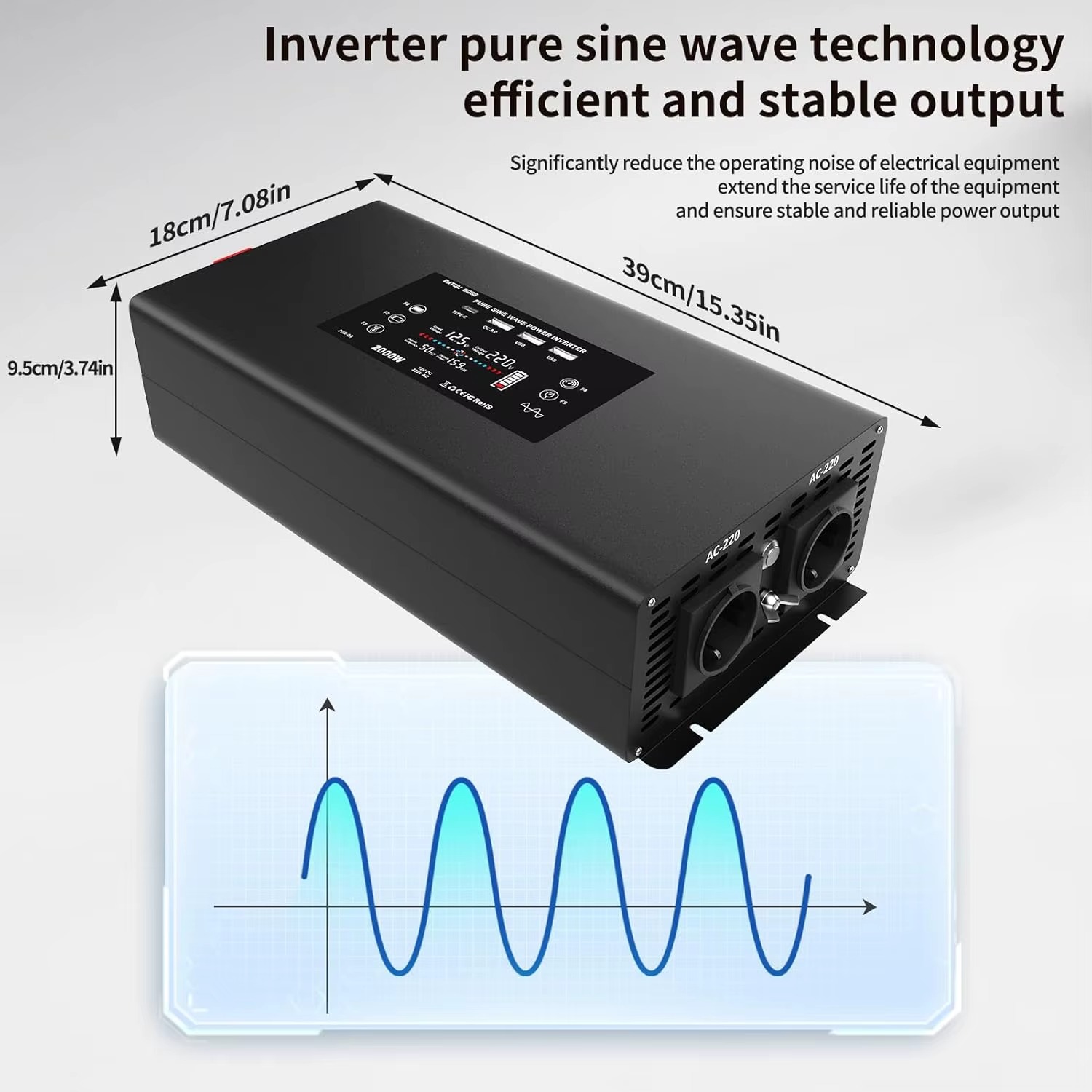 Full technical review DATOUBOSS DN03 Pure Sine Wave Inverter 17 DATOUBOSS DN03 Pure Sine Wave Inverter