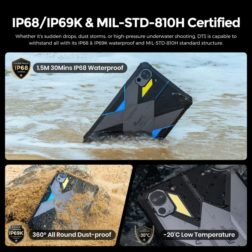 FOSSiBOT DT3 Rugged Tablet 5G MTK7300