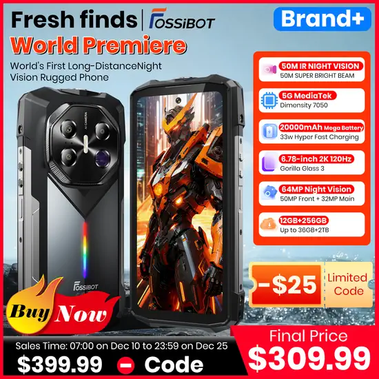 Full technical review FOSSiBOT F113 Rugged Smartphone Unlocked 1 FOSSiBOT F113 Rugged Smartphone Unlocked